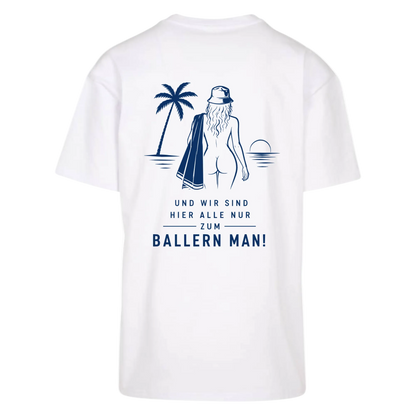 Nackige Frau – Oversized T-Shirt